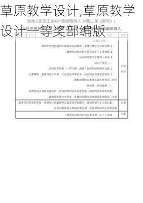 草原教学设计,草原教学设计一等奖部编版-第2张图片-安安范文网