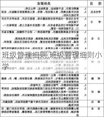 班级管理细则,班级管理细则小学-第3张图片-安安范文网