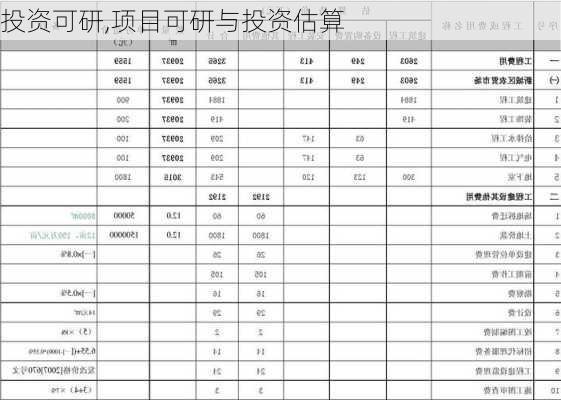 投资可研,项目可研与投资估算-第2张图片-安安范文网