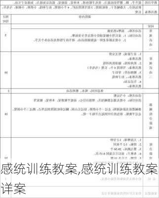 感统训练教案,感统训练教案详案-第1张图片-安安范文网