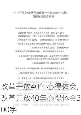 改革开放40年心得体会,改革开放40年心得体会300字-第2张图片-安安范文网