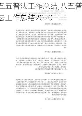 五五普法工作总结,八五普法工作总结2020-第2张图片-安安范文网