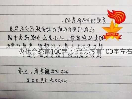 少代会感言100字,少代会感言100字左右-第2张图片-安安范文网