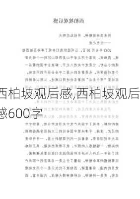 西柏坡观后感,西柏坡观后感600字