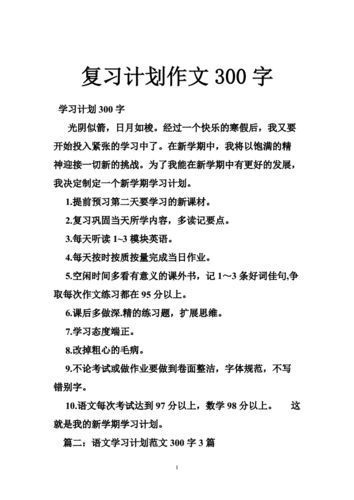 高考复习计划,高考备考计划作文-第3张图片-安安范文网