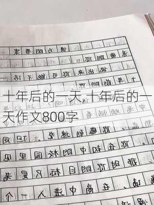 十年后的一天,十年后的一天作文800字-第3张图片-安安范文网