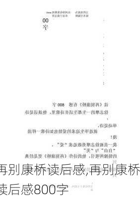 再别康桥读后感,再别康桥读后感800字-第3张图片-安安范文网