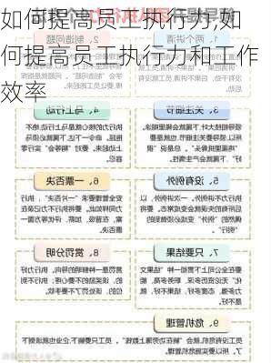 如何提高员工执行力,如何提高员工执行力和工作效率-第3张图片-安安范文网