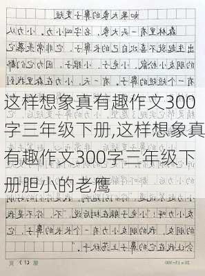 这样想象真有趣作文300字三年级下册,这样想象真有趣作文300字三年级下册胆小的老鹰-第3张图片-安安范文网