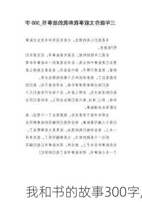 我和书的故事300字,-第2张图片-安安范文网