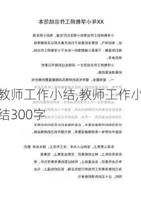 教师工作小结,教师工作小结300字-第2张图片-安安范文网