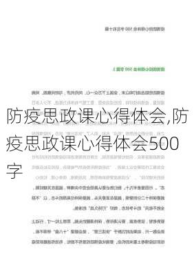 防疫思政课心得体会,防疫思政课心得体会500字-第2张图片-安安范文网