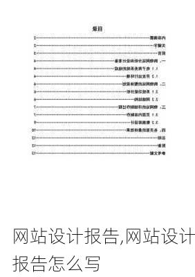 网站设计报告,网站设计报告怎么写-第3张图片-安安范文网