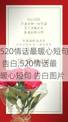 520情话最暖心短句 告白,520情话最暖心短句 告白图片