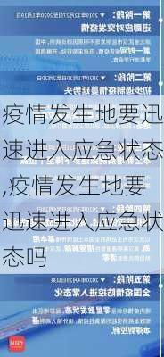 疫情发生地要迅速进入应急状态,疫情发生地要迅速进入应急状态吗-第2张图片-安安范文网