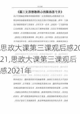 思政大课第三课观后感2021,思政大课第三课观后感2021年-第2张图片-安安范文网