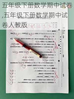 五年级下册数学期中试卷,五年级下册数学期中试卷人教版-第3张图片-安安范文网