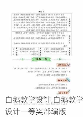 白鹅教学设计,白鹅教学设计一等奖部编版-第3张图片-安安范文网